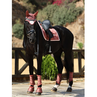 Dressuurzadeldek Equestrian Stockholm Roze amber