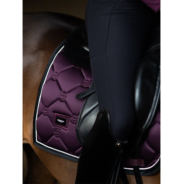 Dressuurzadeldek Equestrian Stockholm Zwart raven Violet