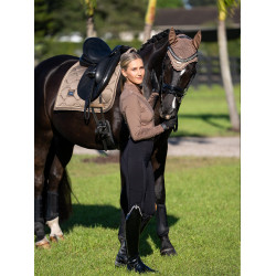 Dressuurzadeldek Equestrian Stockholm Champagne Beige