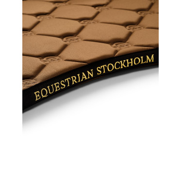 Dressuurzadeldek Equestrian Stockholm Verguld messing