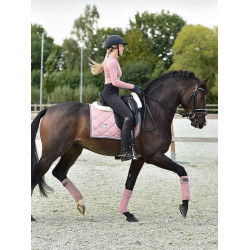 Dressuurzadeldek Equestrian Stockholm Roze parel