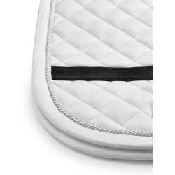 Dressuurzadeldek Equestrian Stockholm met bandages Wit