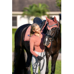 Moderne dressuurdekje Equestrian Stockholm Koraal Roze Moderne dressuurdekje Equestrian Stockholm Koraal Roze