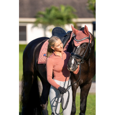 Moderne dressuurdekje Equestrian Stockholm Koraal Roze Moderne dressuurdekje Equestrian Stockholm Koraal Roze