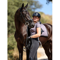 Moderne dressuurdekje Equestrian Stockholm Donkerpaars Moderne dressuurdekje Equestrian Stockholm Donkerpaars