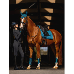Moderne dressuurdekje Equestrian Stockholm Teal blauw