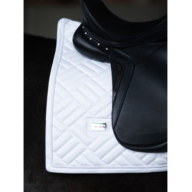 Moderne dressuurdekje Equestrian Stockholm Wit perfectie