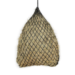 Filet voor hooi soft mesh Shires Zwart