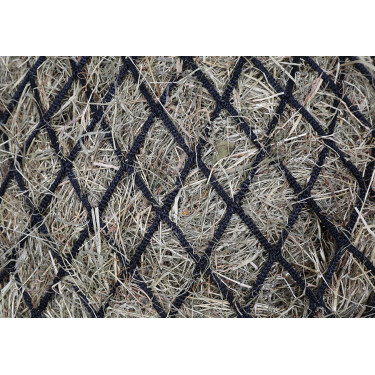 Filet voor hooi soft mesh Shires Zwart