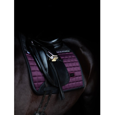 Dressuurdekje Equestrian Stockholm Performance Zwart raven Violet