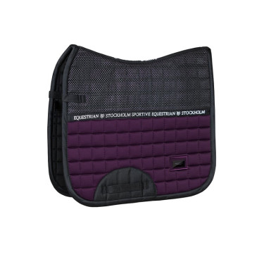 Dressuurdekje Equestrian Stockholm Performance Zwart raven Violet