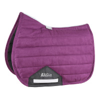 Comfortabele suède zadeldek Performance Shires Pruim Violet