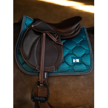 Equestrian Stockholm springzadelpad Teal blauw Equestrian Stockholm springzadelpad Teal blauw