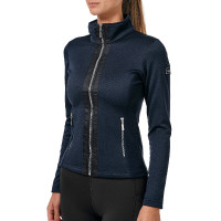 Dames fleecejas Equestrian Stockholm Marine Marineblauw