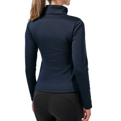 Dames fleecejas Equestrian Stockholm Marine Marineblauw