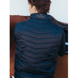 Mouwloos vest Equestrian Stockholm heren Marine Marineblauw