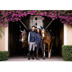 Mouwloos vest Equestrian Stockholm heren Marine Marineblauw