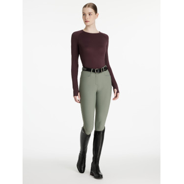 Lange mouwen naadloos T-shirt LeMieux Britney Damson Violet