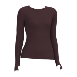 Lange mouwen naadloos T-shirt LeMieux Britney Damson Violet