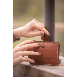 Porte-kaarthouder Pénélope Cartoon Cognac Bruin