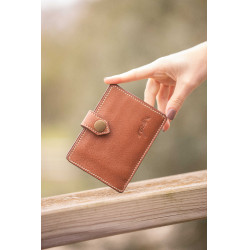 Porte-kaarthouder Pénélope Cartoon Cognac Bruin