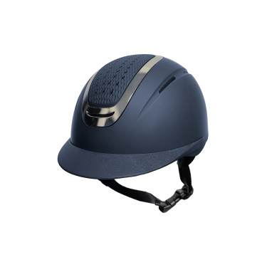 HKM Sydney City rijhelm Marine / zilverkleurig Blauw