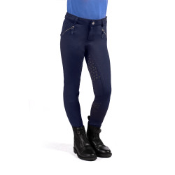 Pantalon Mia fullseat in siliconen HKM Donkerblauw
