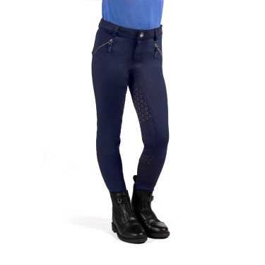 Pantalon Mia fullseat in siliconen HKM Donkerblauw