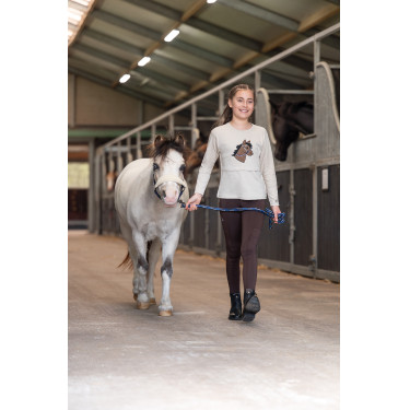 Mia HKM lange mouwen poloshirt Beige