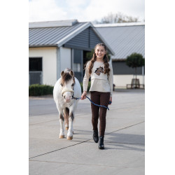 Mia HKM lange mouwen poloshirt Beige