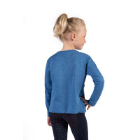 Mia HKM lange mouwen poloshirt Blauw