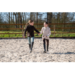 Kinderfleece trui Mia HKM Beige