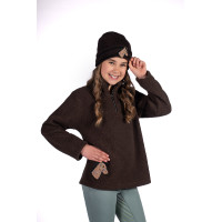 Kinderfleece trui Mia HKM Beige