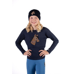 HKM Mia kindercap Donkerblauw