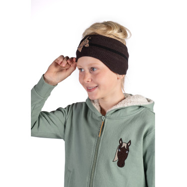 Mia-hoofdband HKM Donkerbruin Mia-hoofdband HKM Donkerbruin