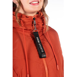 Lange gewatteerde jas Toronto HKM Koper Bruin