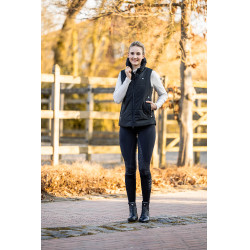 Canada Style verwarmd bodywarmer HKM Zwart