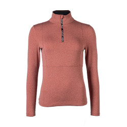 Functioneel T-shirt Supersoft II HKM Koper Bruin Functioneel T-shirt Supersoft II HKM Koper Bruin