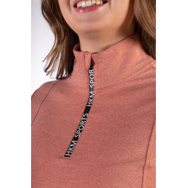 Functioneel T-shirt Supersoft II HKM Koper Bruin Functioneel T-shirt Supersoft II HKM Koper Bruin