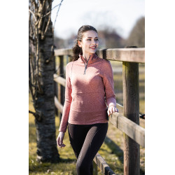 Functioneel T-shirt Supersoft II HKM Koper Bruin Functioneel T-shirt Supersoft II HKM Koper Bruin