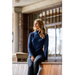 HKM Eva coltrui met lange mouwen T-shirt Donkerblauw