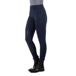 HKM Rio legging met volledige siliconen zitvlak Donkerblauw