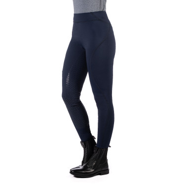HKM Rio legging met volledige siliconen zitvlak Donkerblauw