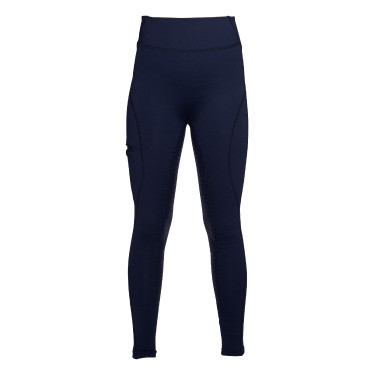 HKM Rio legging met volledige siliconen zitvlak Donkerblauw