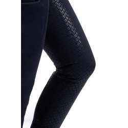 HKM Rio legging met volledige siliconen zitvlak Donkerblauw