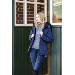 HKM Rio legging met volledige siliconen zitvlak Donkerblauw