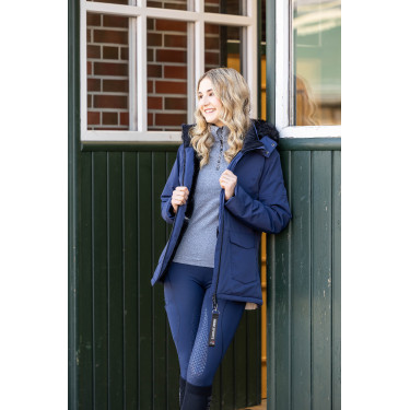 HKM Rio legging met volledige siliconen zitvlak Donkerblauw