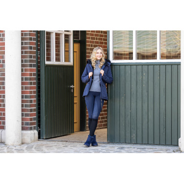 HKM Rio legging met volledige siliconen zitvlak Donkerblauw