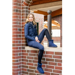 HKM Rio legging met volledige siliconen zitvlak Donkerblauw