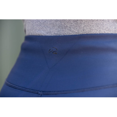 HKM Rio legging met volledige siliconen zitvlak Donkerblauw